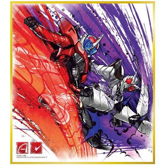 仮面ライダー色紙ART8 [12.仮面ライダーW ファングジョーカー ＆ 仮面