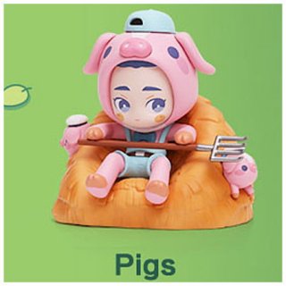 POPMART ͺ(ҤȤˤ餶뤫) ʤΤȤåĥ꡼ [6.Pigs] ͥݥԲ [sale201203]ڽ20210202