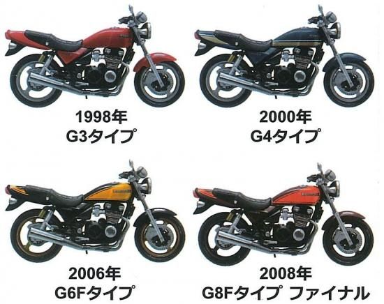 カワサキ　ゼファーχ ヴィンテージバイクシリーズVol.01 全４種セット カワサキ ゼファーχ ヴィンテージバイクシリーズVol.01 全4種セット