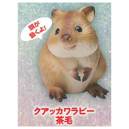 極楽はんどりんぐフィギュア 超愛でる系デフォルメちっくフィギュア 動物アイドル編 シリーズ2 1 クアッカワラビー 茶毛 ネコポス不可 C ガチャガチャ 食玩 通販 トイサンタ本店 フィギュア カプセルトイ