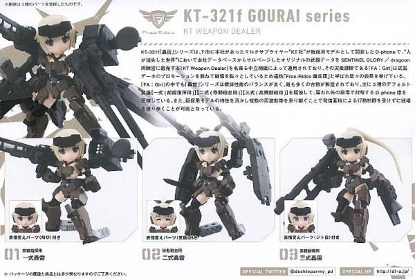デスクトップアーミー 轟雷シリーズ 新品 メガハウス×コトブキヤのコラボレーション企画「デスクトップ