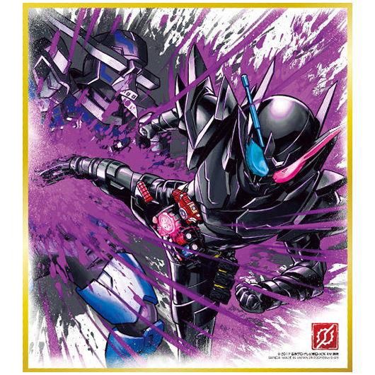 仮面ライダー色紙ART9 [9.ビルド ラビットタンクハザードフォーム vs