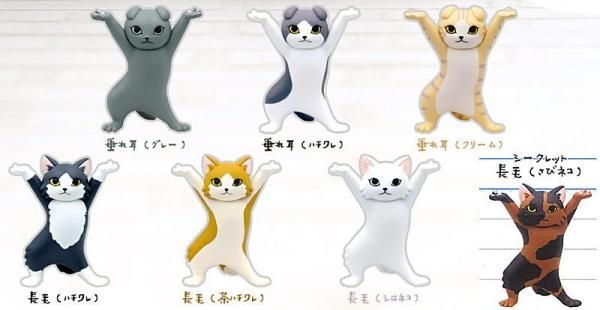 全部揃ってます!!】ネコのペンおき3 垂れ耳・長毛ver [全7種