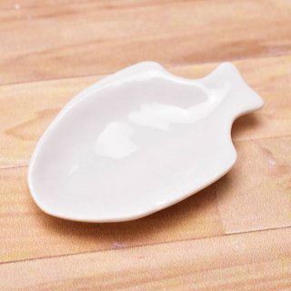 ミニチュアパーツ 陶器 Mサイズ [MPLP23] (セラミックプレート/カラー：ホワイト) [m-s][imp] 【ネコポス配送対応】【C】