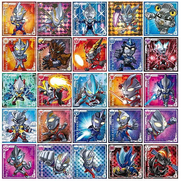 送料無料 全部揃ってます ウルトラマン シールチョコスナック 全25種セット フルコンプ バンダイ 食玩 通販