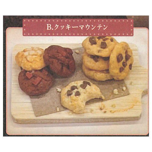 超精密樹脂粘土 Sweets On ウッドボード 2 クッキーマウンテン レインボー ガチャガチャ カプセルトイ 通販