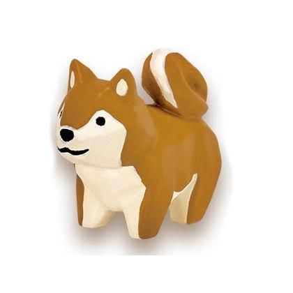 木彫り作家 川崎誠二の木彫りの動物たち マスコットフィギュア 2 いぬ クオリア ガチャガチャ カプセルトイ 通販