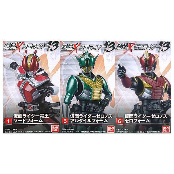 Shodo X 仮面ライダー13 アソート3種セット 1 仮面ライダー電王 ソードフォーム 5 仮面ライダー ゼロノス アルタイルフォーム 6 仮面ライダーゼロノス ゼロフォーム バンダイ 食玩 通販