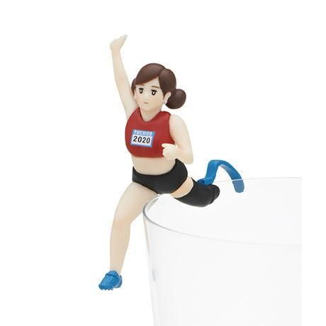 コップのフチ子 スポーツ [3.幅跳びのフチ子] 奇譚クラブ