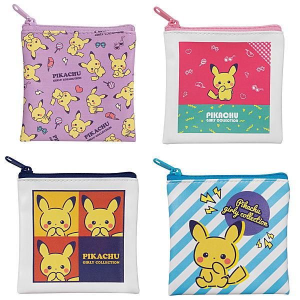 ポケットモンスター ポケモン Pikachu Girly Collection トートバッグ ポーチコレクション ポーチ4種セット 5 6 7 8 バンダイ ガチャガチャ カプセルトイ 通販