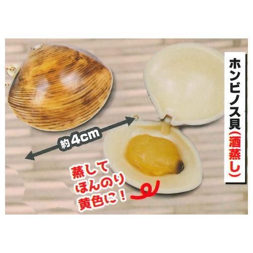 開く 蓋付き ぷにゅぷにゅ貝マスコット3 江戸前新名物登場 編 2 ホンビノス貝 酒蒸し トイズスピリッツ ガチャガチャ カプセルトイ 通販