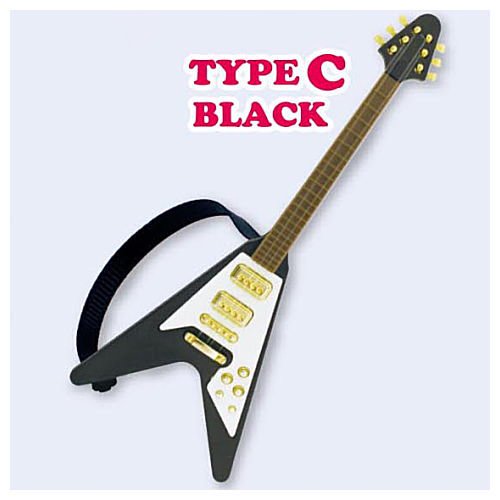 ミニチュアギターマスコット4 [3.TYPE C ブラック] J.DREAM