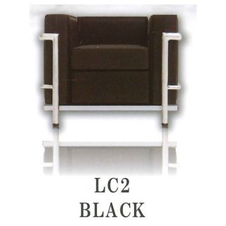 1/24 デザイナーズチェアコレクション [1.LC2 BLACK]【 ネコポス不可 】