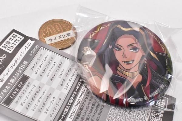 ディズニーツイステッドワンダーランド カプセル缶バッジ