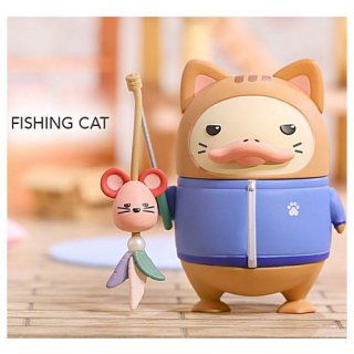 POPMART DUCKOO ޥ ڥå ꡼ [2.FISHING CAT] ͥݥԲ 