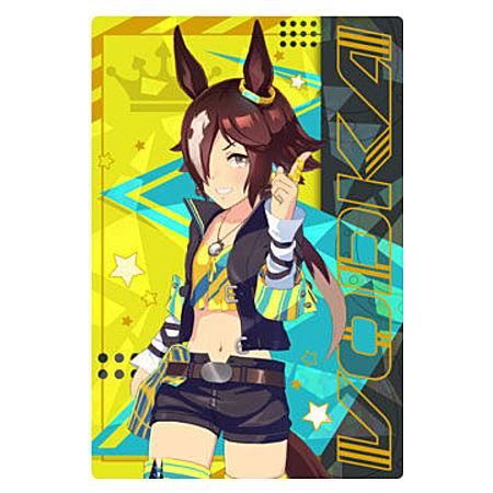 ウマ娘 プリティーダービー ツインウエハース 5 キャラクターカード 勝負服 5 ウォッカ ホログラム 箔押し加工 バンダイ 食玩 通販