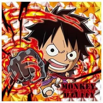 にふぉるめーしょん ワンピース 大海賊シールウエハース [1.モンキー