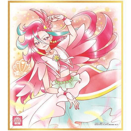 プリキュア 色紙art6 7 キュアフラミンゴ エクセレン トロピカルスタイル バンダイ 食玩 通販