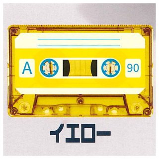カセットテープ クリアポーチ [2.イエロー]【ネコポス配送対応】【C】