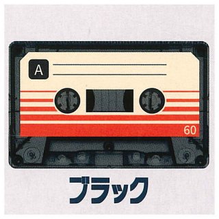 カセットテープ クリアポーチ [5.ブラック]【ネコポス配送対応】【C】