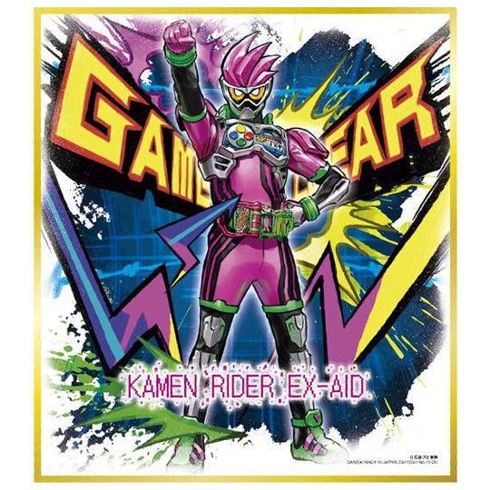 仮面ライダー 色紙art セレクション1 エグゼイド アクションゲーマー レベル2 バンダイ 食玩 通販