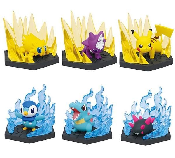 ポケモン ジオラマコレクト でんき＆みず 全6種 フルコンプ
