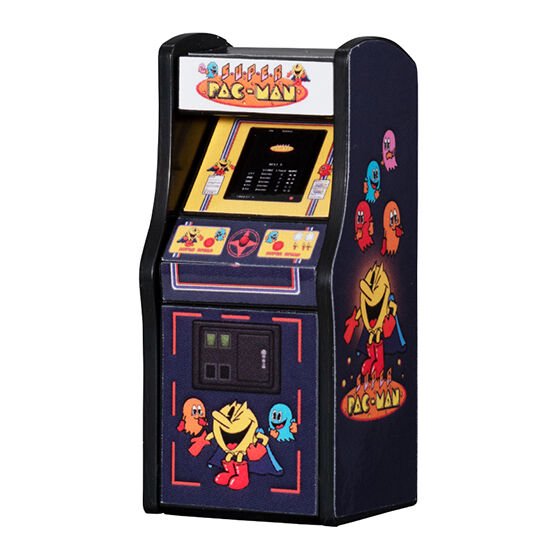 パックマン ミュージアム+ ミニチュアコレクション [5.SUPER PAC-MAN] バンダイ ガチャガチャ カプセルトイ 通販