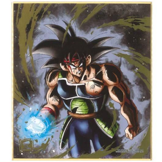 ドラゴンボール 色紙 ブロリー ゴジータブルーセット 揺らさ