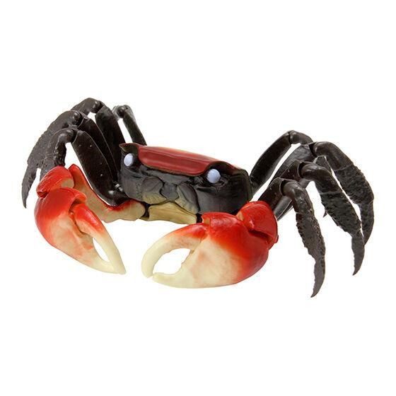 いきもの大図鑑 かに02 2 アカテガニ 黄色 バンダイ ガチャガチャ カプセルトイ 通販