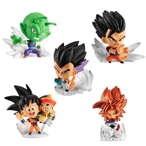 ドラゴンボール超戦士フィギュア6 アソート5種セット 3 ピッコロ 4 孫悟飯 5 ゴテンクス 6 孫悟空 孫悟飯 7 超サイヤ人4 ゴジータ バンダイ 食玩 通販