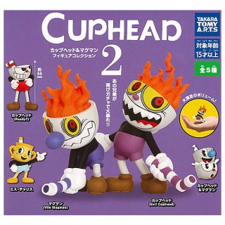【全部揃ってます!!】CUPHEAD カップヘッド＆マグマン フィギュアコレクション2 [全5種セット(フルコンプ)]【ネコポス配送対応】【C】