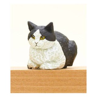 はしもとみお 猫の彫刻(再販) [5.ハチワレ]【 ネコポス不可 】【C】