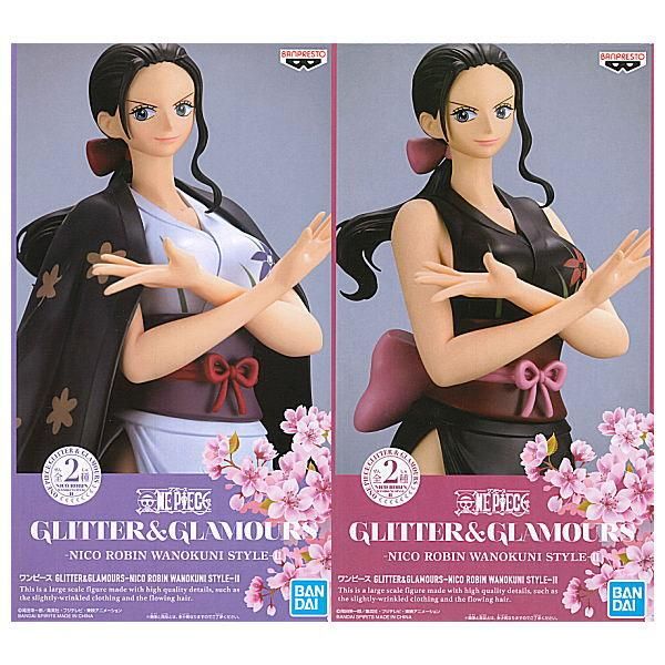 全部揃ってます ワンピース Glitter Glamours ニコ ロビン Nico Robin Wanokuni Style Ii 全2種セット フルコンプ バンプレスト プライズ 通販