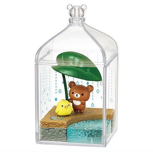 リラックマ Rilakkuma Terrarium チャイロイコグマのお友達 [4.雨降り