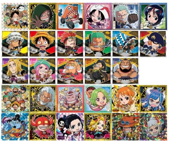 ONE PIECE ウエハースシールLog1〜3フルコンプセット