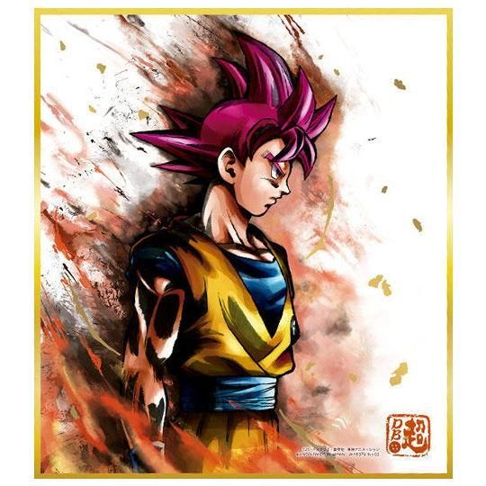 ドラゴンボール 色紙ART RAGING 2 [2.超サイヤ人ゴッド 孫悟空