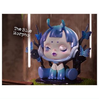 POPMART SKULLPANDA The Mare of Animals ꡼ [1.The Blue Morpho] ͥݥԲ 