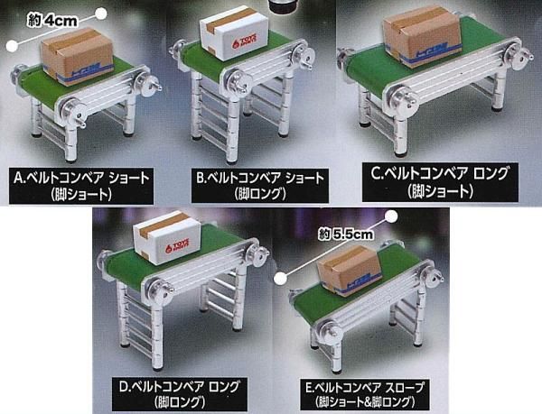 取扱店舗限定アイテム 本当に動く！可動式ベルトコンベアマスコット 全 ...