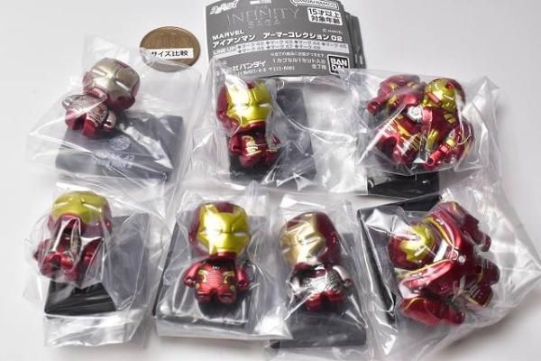 全部揃ってます!!】コレキャラ! MARVEL アイアンマン アーマー 全部揃ってます!!】コレキャラ! MARVEL アイアンマン アーマー
