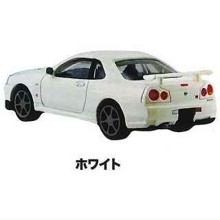 1/64 スケールミニカー MONO COLLECTION NISSAN SKYLINE GT-RV・spec II (R34) [4.ホワイト]【 ネコポス不可 】