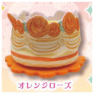 ぱくっと！おいわいホールケーキ [4.オレンジローズ]【ネコポス配送対応】【C】