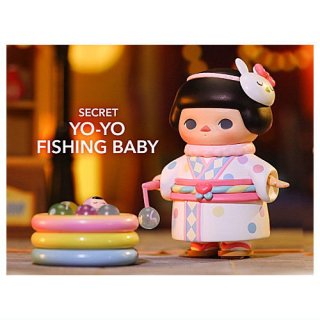̵POPMART PUCKY եƥХ ٥ӡ ꡼ [åȡYo-Yo Fishing Baby] ͥݥԲ 