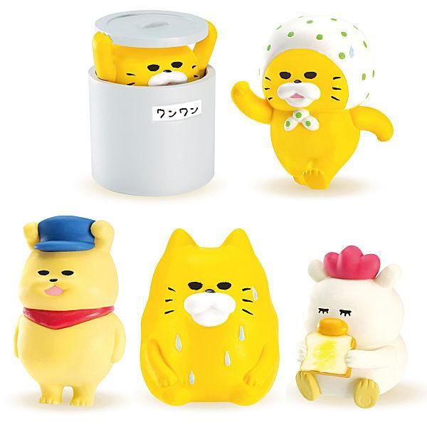 Amazon.co.jp: ノラネコ*ぐんだん ミニチュアフィギュア 全6種＋レア（ペンペン） ガチャガチャ : おもちゃ