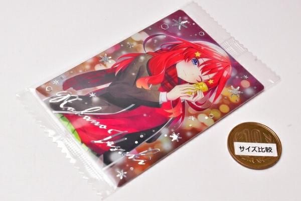 BANDAI - 映画「五等分の花嫁」ウエハース3 ホロ箔押し 中野五月