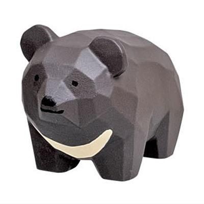 木彫り作家 川崎誠二の木彫りの動物たち マスコットフィギュア2