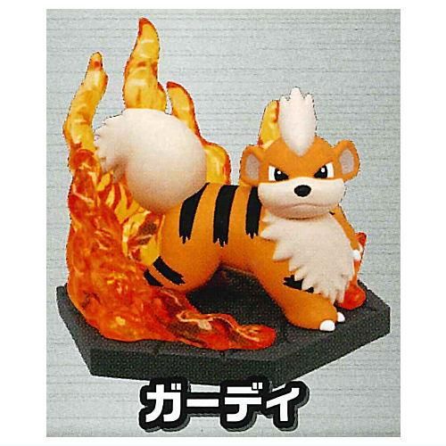ポケットモンスター ポケモン ジオラマコレクト ほのお くさ 2 ガーディ タカラトミーアーツ ガチャガチャ カプセルトイ 通販
