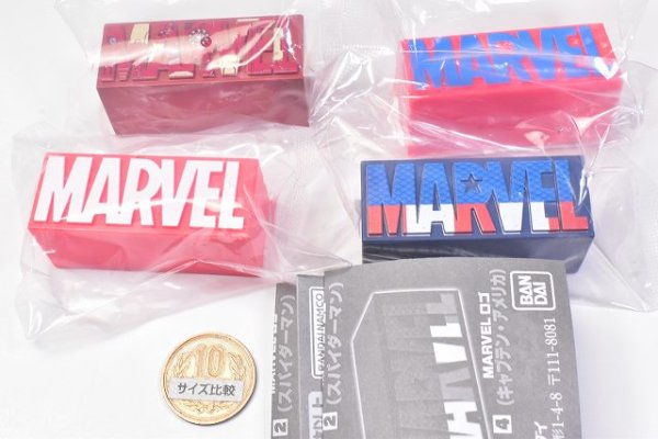 全部揃ってます!!】MARVEL マーベル ロゴコレクション [全4種セット