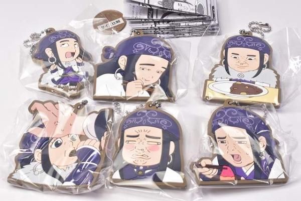 Amazon.co.jp: ゴールデンカムイ アシリパさんラバー 5点セット