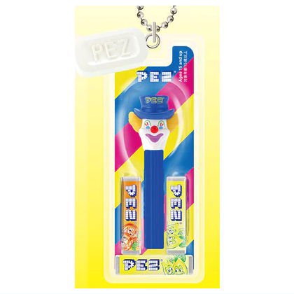 PEZ ボールチェーンマスコット [2.ピエロ(青色)]