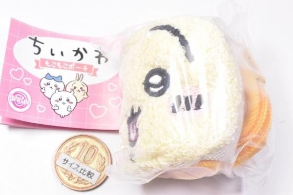 編集ガチャ　ちいかわうさぎぬいとポーチ Qoo10] ちいかわ ミニ 四角 ポーチ うさぎ マ